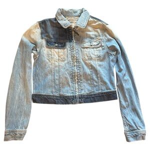 Madison Scotch/ Scotch & Soda Blue Jean Jacket Cropped Classic
